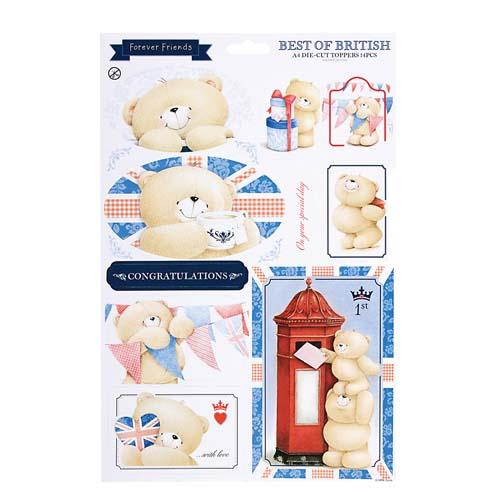 A4 Bunting Best of British Die-Cut Toppers